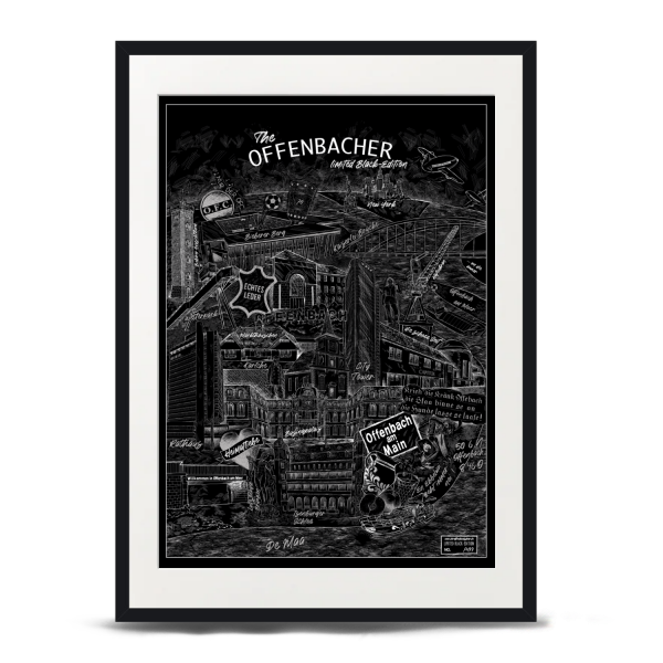 Kunstdruck "The Offenbacher" Black-Edition